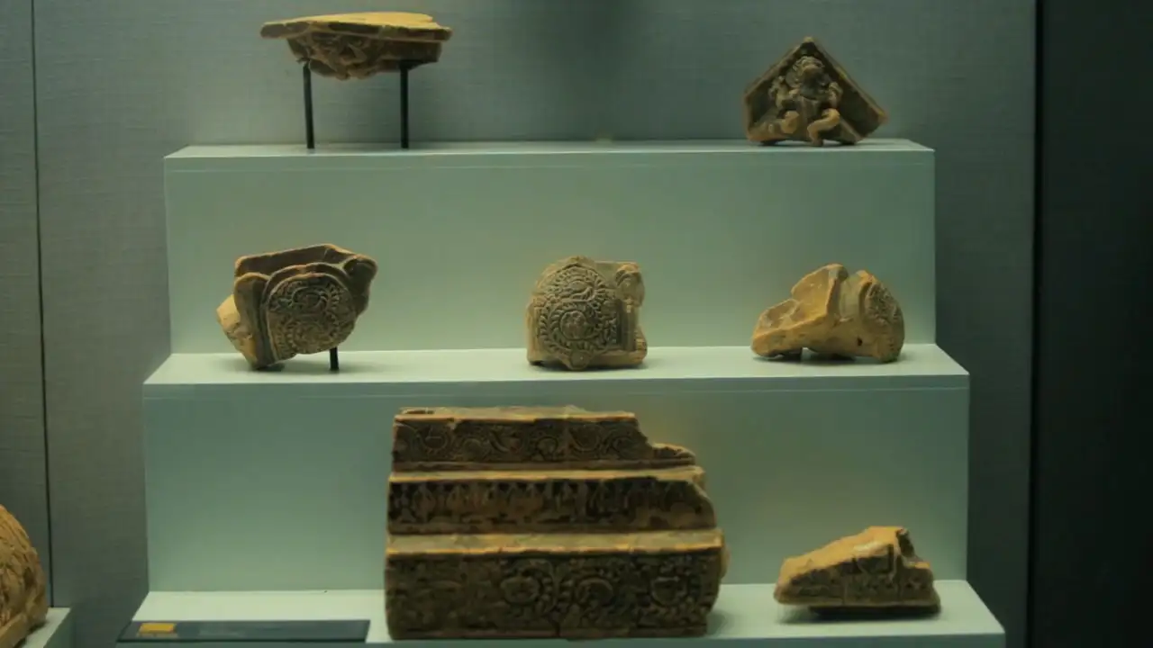 Hình ảnh bảo tàng các hiện vật gốm của nhà Trần